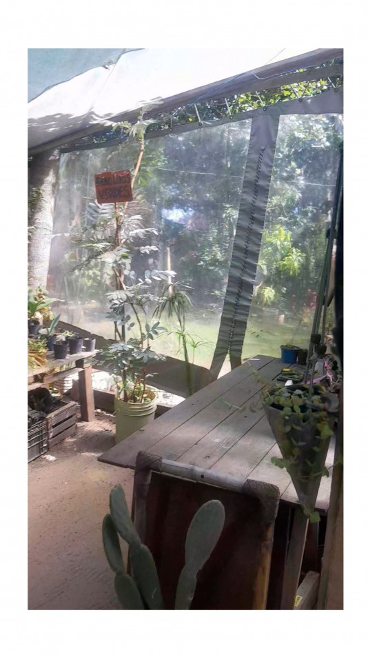 VENTA CABAÑA 2 AMBIENTES MAS VIVERO 