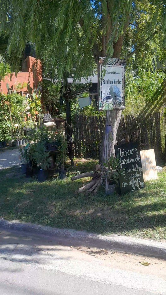 VENTA CABAÑA 2 AMBIENTES MAS VIVERO 