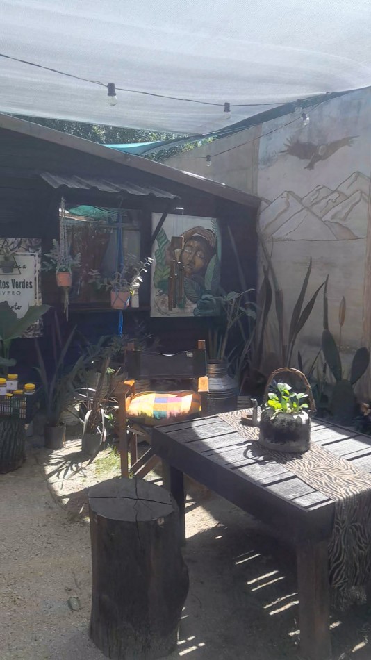 VENTA CABAÑA 2 AMBIENTES MAS VIVERO 