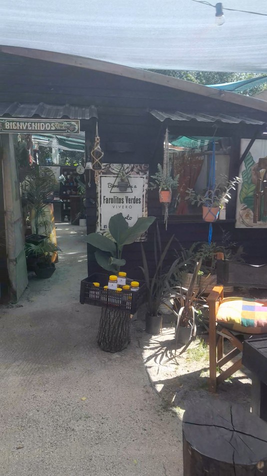 VENTA CABAÑA 2 AMBIENTES MAS VIVERO 