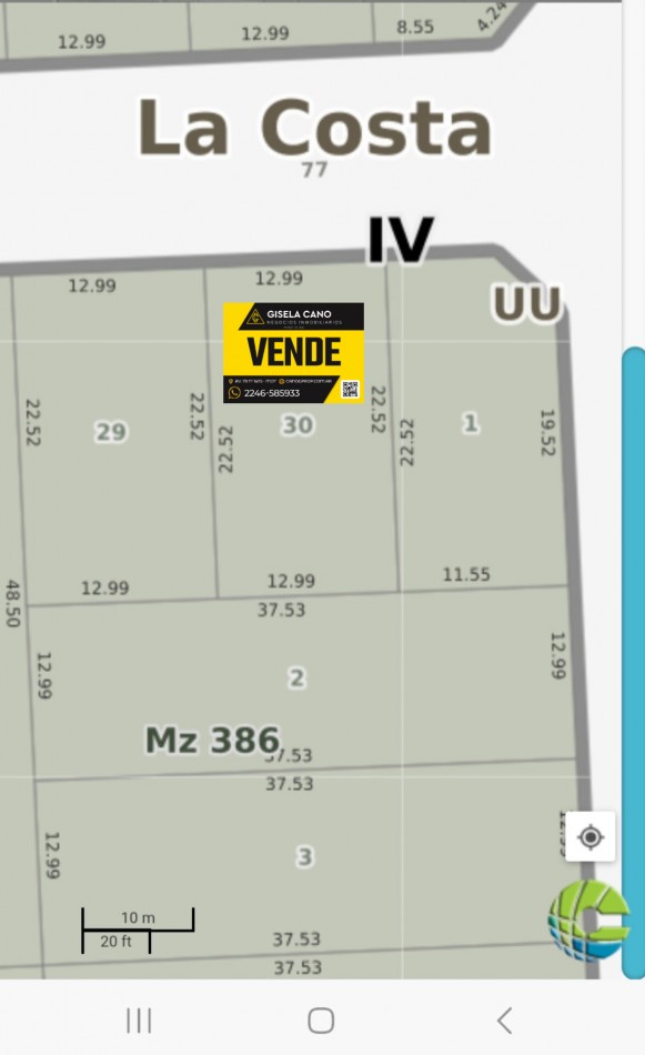 VENTA DE LOTE BALDIO 