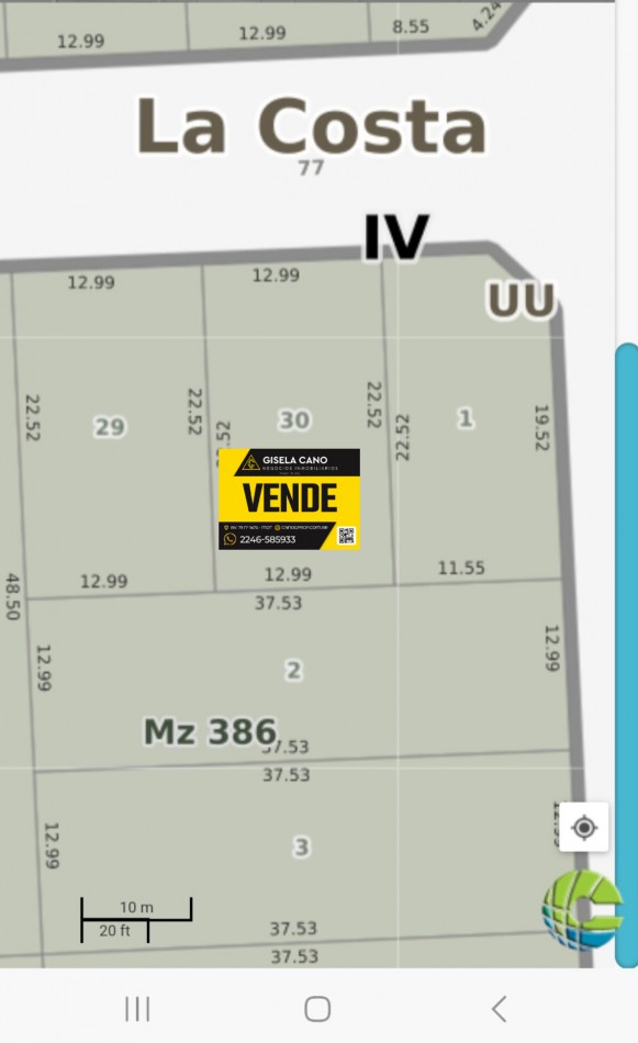 VENTA DE LOTE BALDIO 