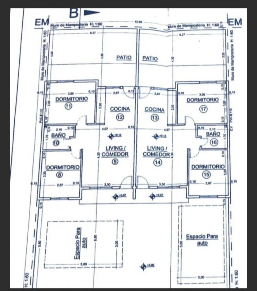 VENTA DE 2 CHALETS EN POZO D 3 AMBIENTES
