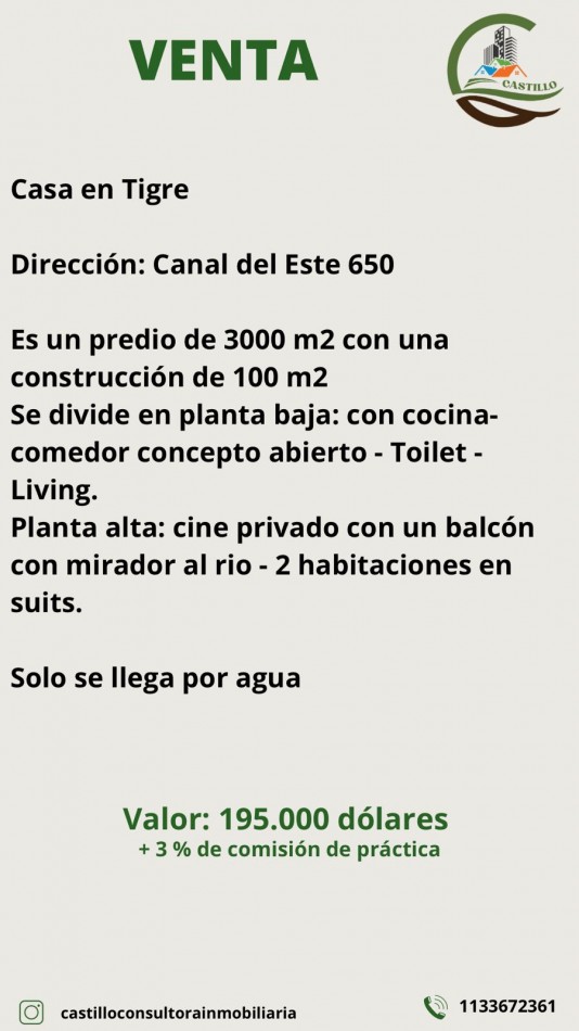 Casa en Tigre 