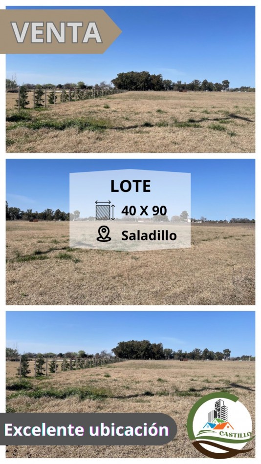 Lote 40 x 90 - Saladillo