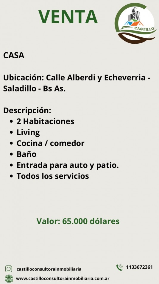 Casa 3 amb - Saladillo