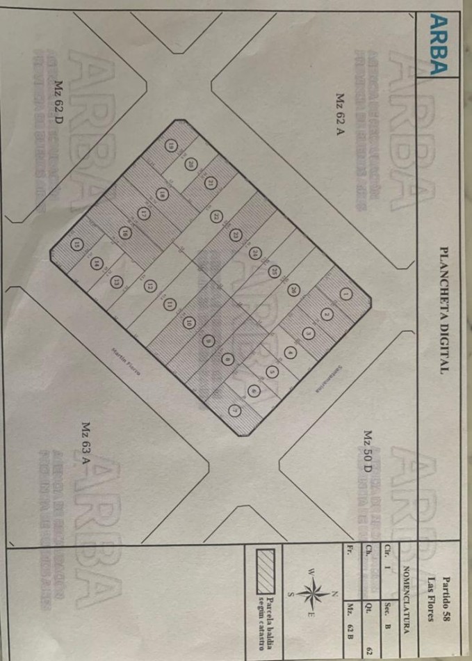 Lote 12 x 25 - Las FLores