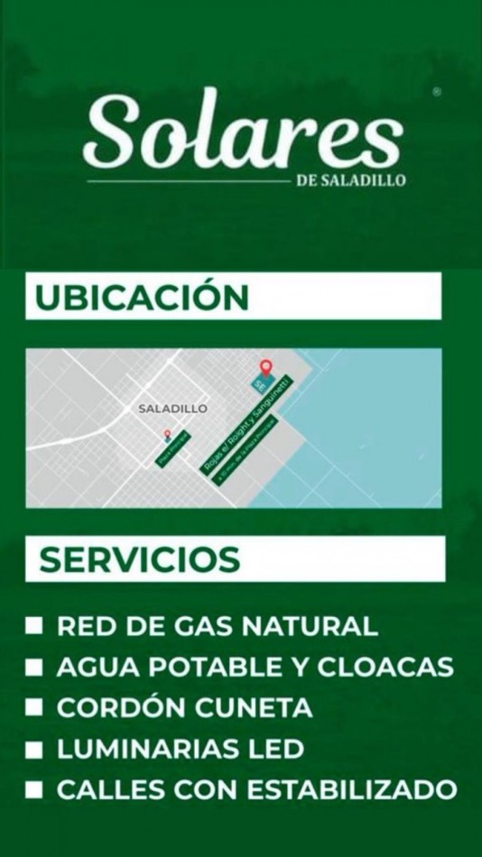 Loteo Solares de Saladillo - Saladillo