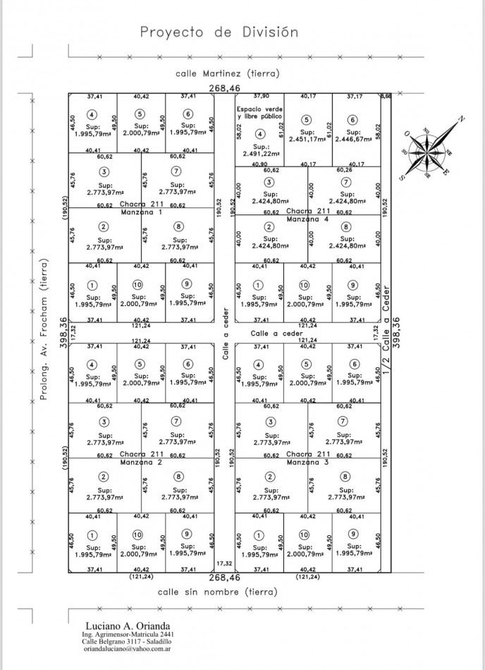 10,5 ha - Saladillo