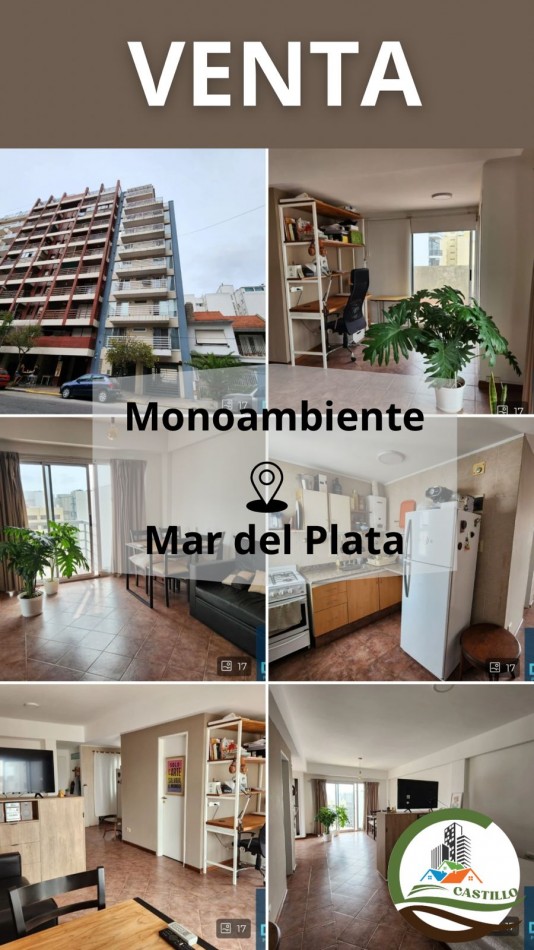 Departamento monoambiente - Mar del Plata