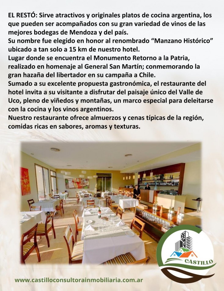 Hotel 4 estrellas y casino - Mendoza - ruta del vino