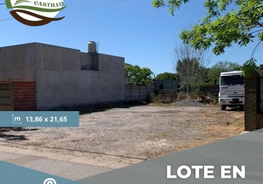 Lote de 13,86 x 21,65 - Las Flores