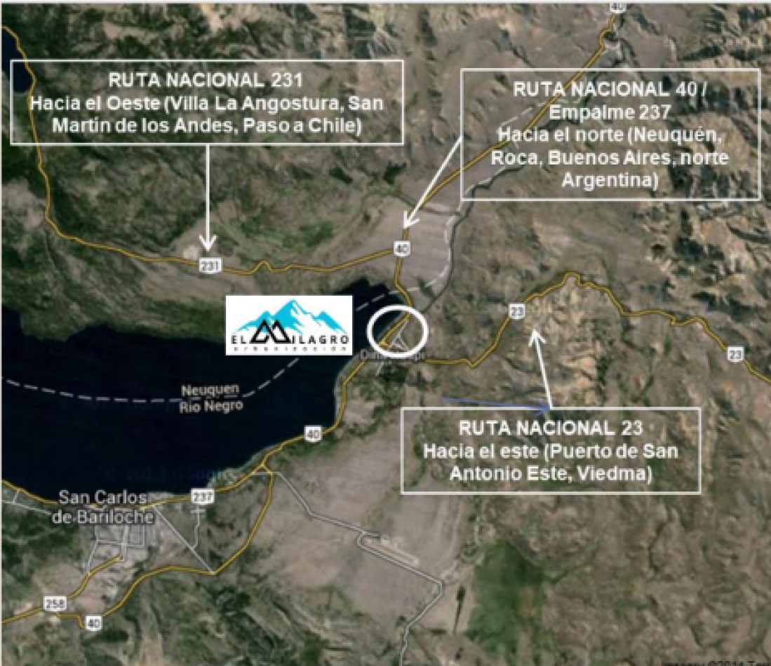 LOTE UF 1 en Colibris y Ñandu - Dina Huapi- Urbanizacion " El Milagro" -  FINANCIACION-