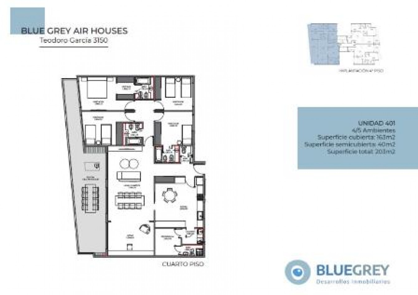 Emprendimiento EXCLUSIVO con jardin y Parrilla propia en Colegiales!!! 3 a 5 ambientes LOCAL Comercial