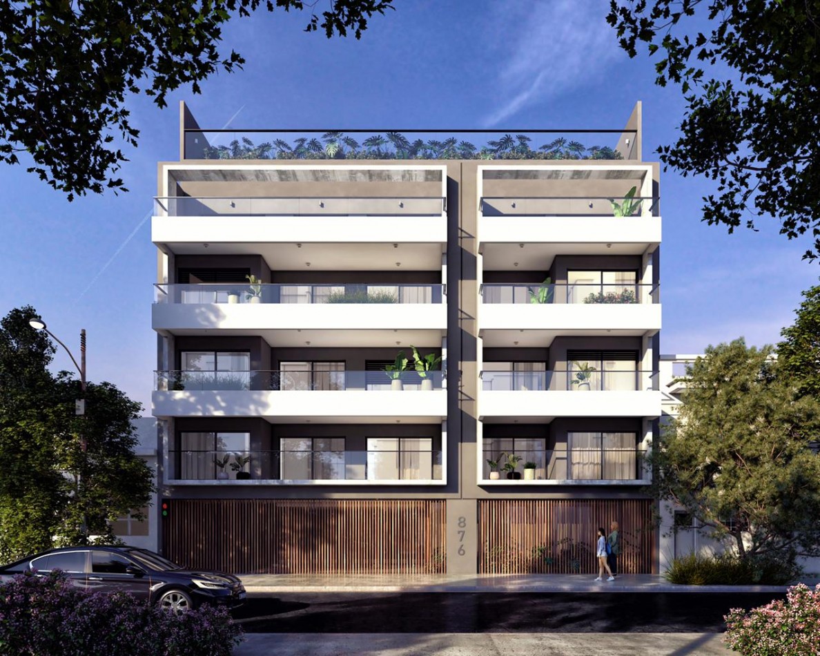 Proyecto muy luminoso y con amplios ambientes Balcones aterrazados, jardin o terrazas propias todos con parrilla