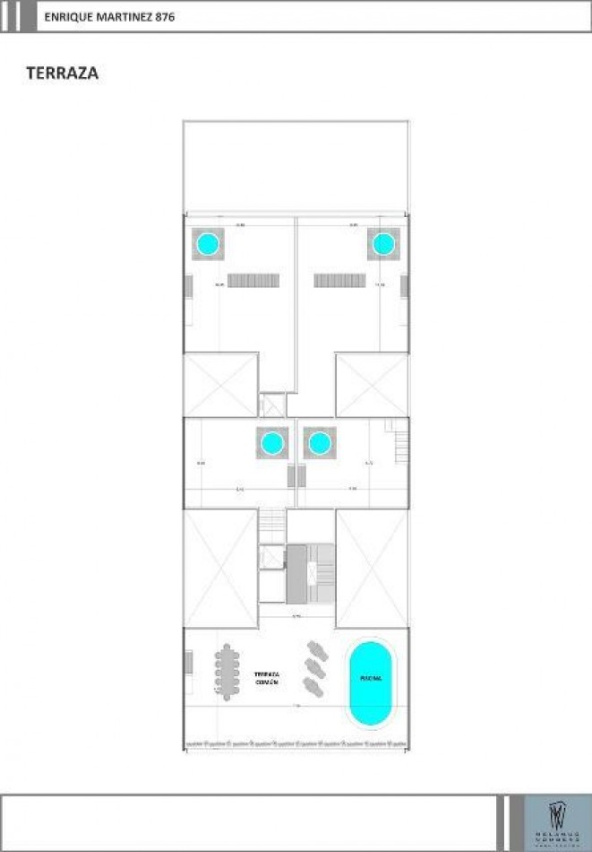 Proyecto muy luminoso y con amplios ambientes Balcones aterrazados, jardin o terrazas propias todos con parrilla