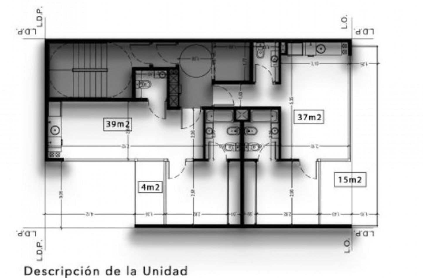 Emprendimiento de 2 y 3 ambientes apto profesional