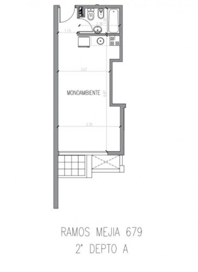 Ideal departamento con balcon ATERRAZADO a estrenar