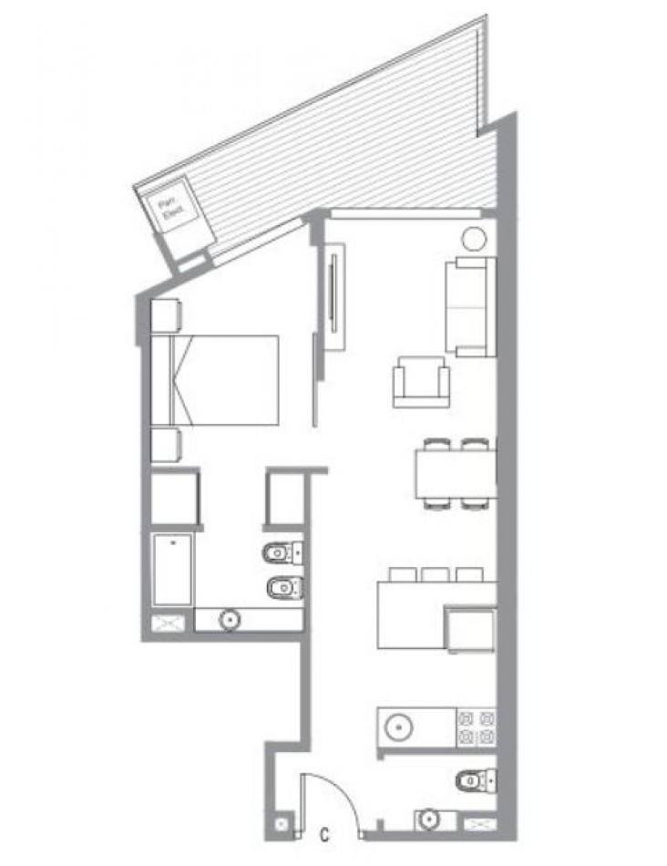 Moderno y funcional proyecto - Ideal inversion y home office