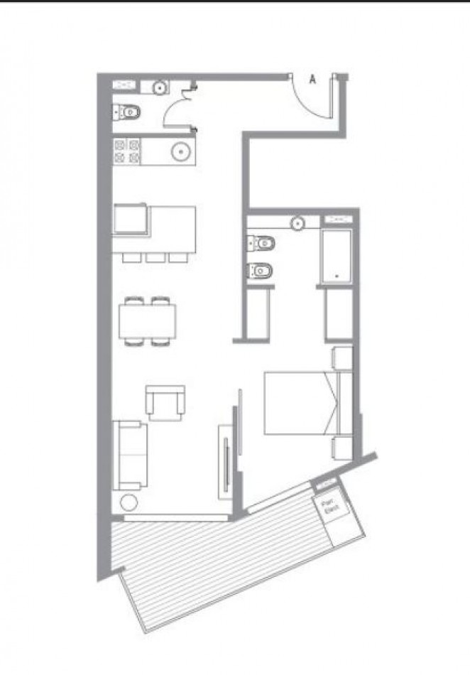 Moderno y funcional proyecto - Ideal inversion y home office