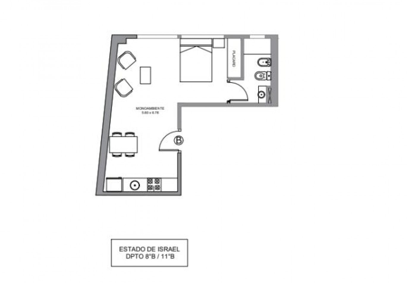 A estrenar ideales  monoambientes  con o sin patio