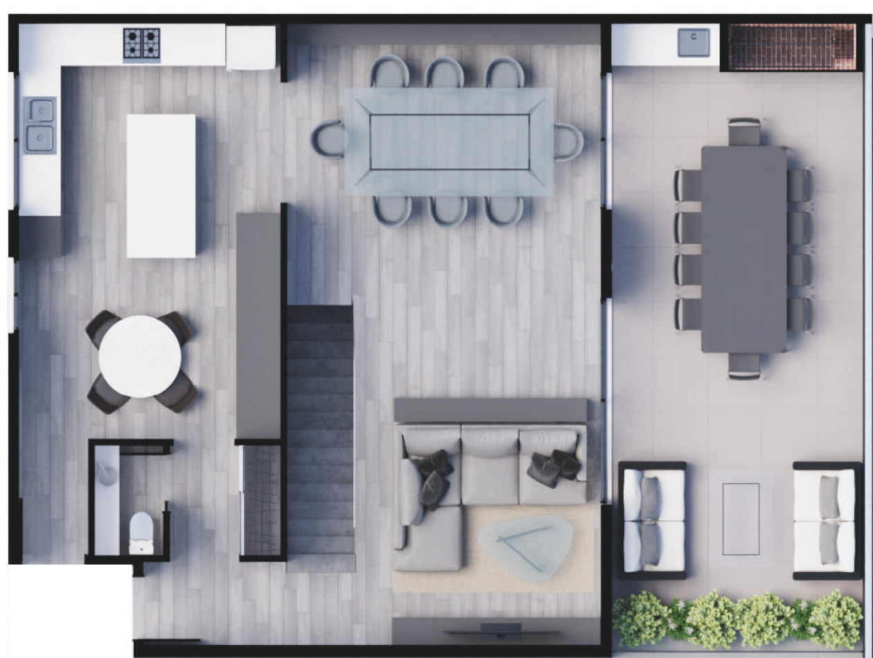 Lanzamiento proyecto PLAZA ECHEVERRIA - 3 con balcones aterrazados - FULL AMENITIES