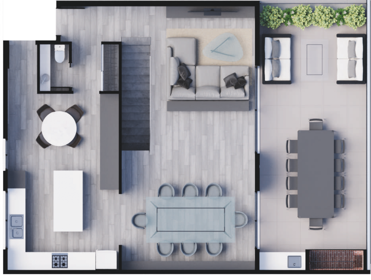 Lanzamiento proyecto PLAZA ECHEVERRIA - 3 con balcones aterrazados - FULL AMENITIES