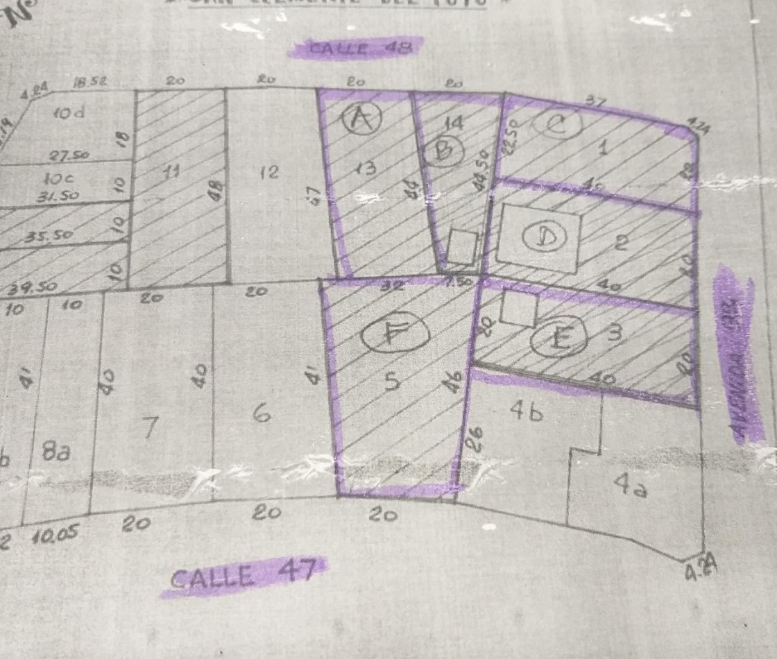 Lote 800 M2 con gran casa al fondo Zona Norte 