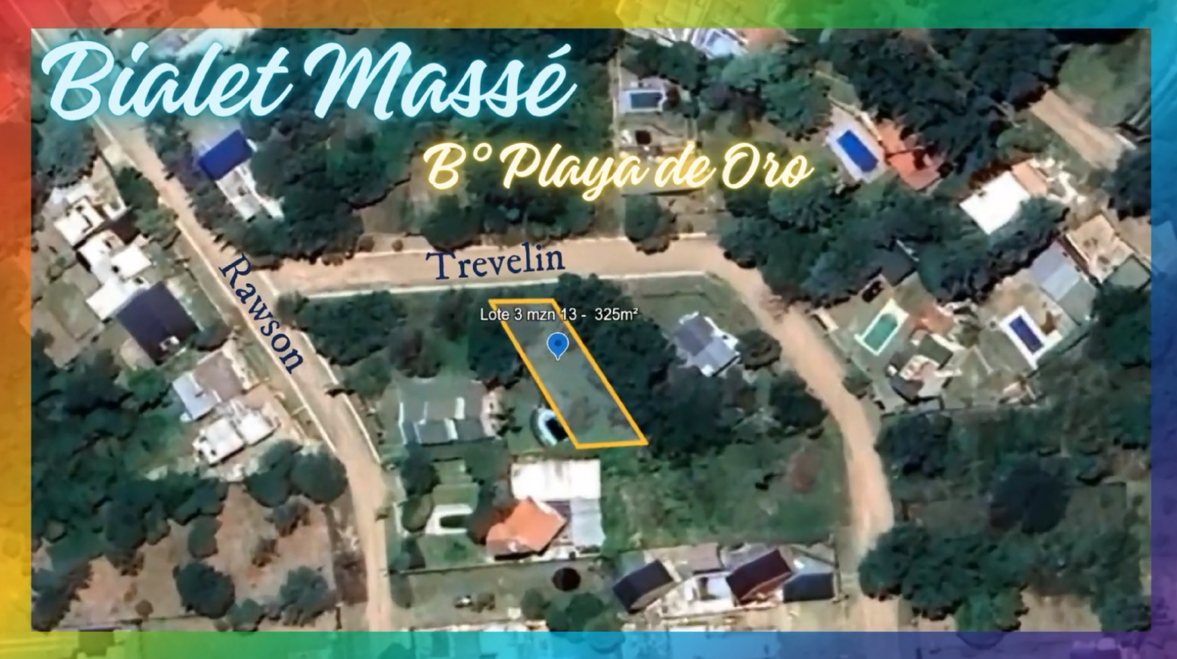 Vendo lote de 325 m2 Bialet Masse_ B° Paya de Oro- Cordoba 