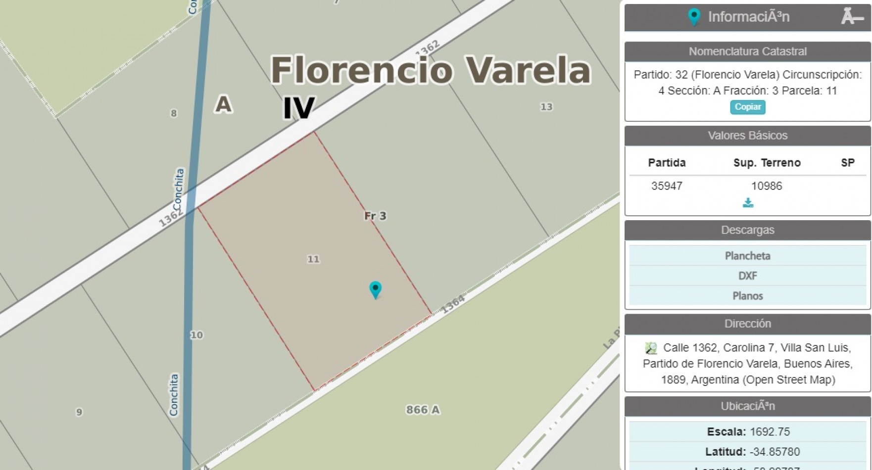 Terreno Lote hectarea en venta