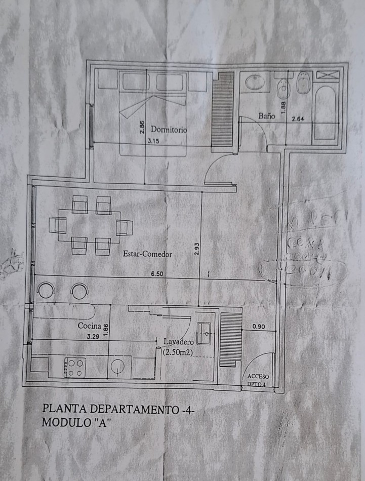 VENTA DEPARTAMENTO DOS AMBIENTES 20 DE JUNIO 700