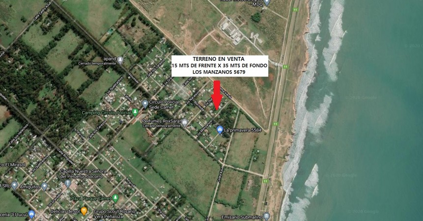 LOTE DE 15 MTS X 35 MTS. SUP 525 M2, BARRIO PARQUE PEÑA