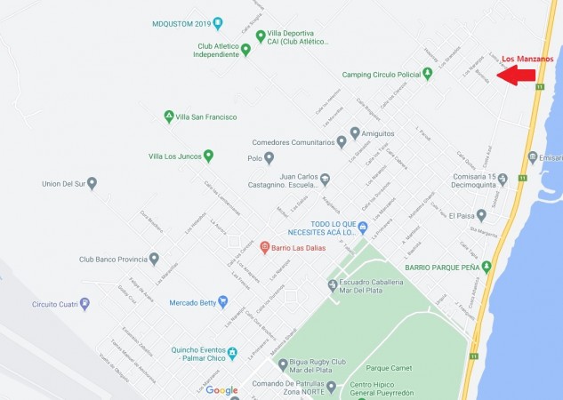 LOTE DE 15 MTS X 35 MTS. SUP 525 M2, BARRIO PARQUE PEÑA