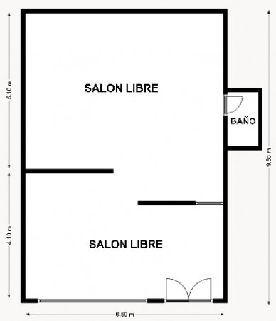 LOCAL COMERCIAL 65M2, A METROS DE LA ESQUINA, EXCELENTE UBICACION, LANUS OESTE.