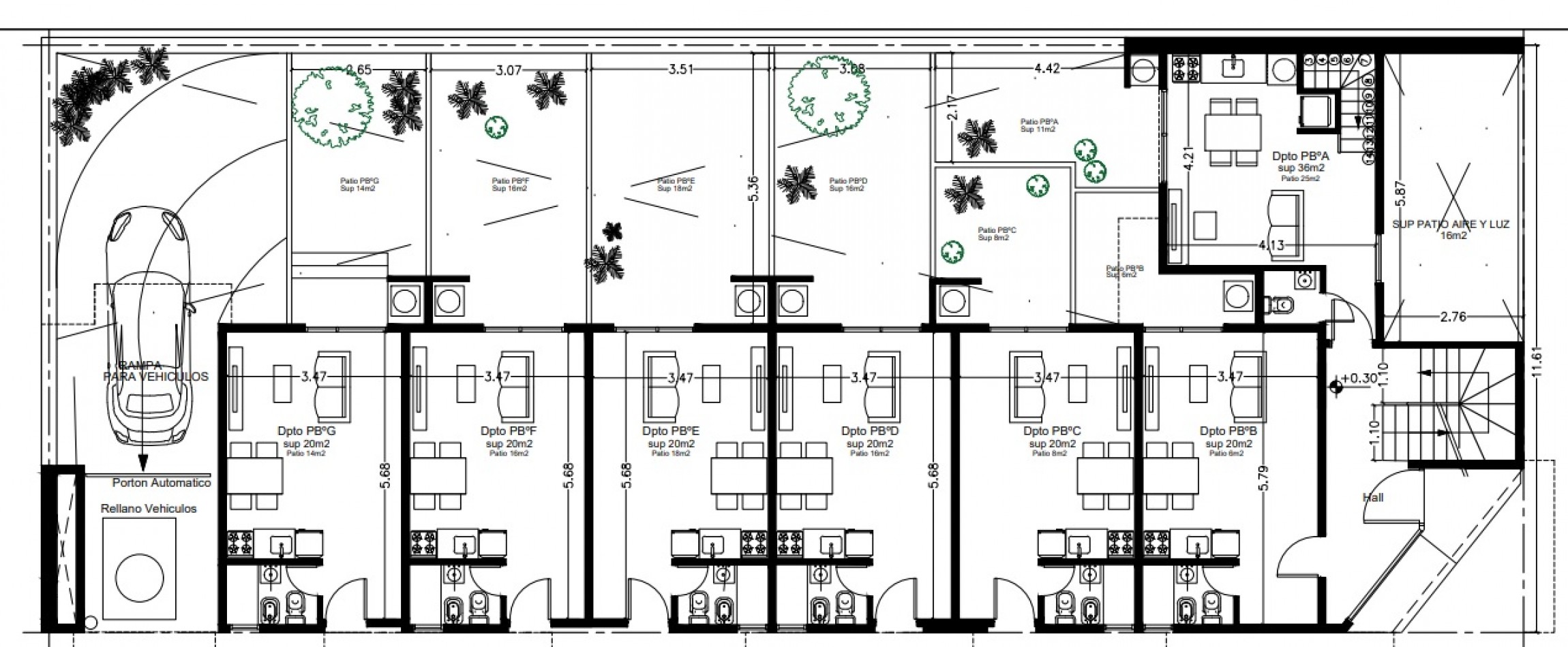 DEPARTAMENTO MONOAMBIENTE AL FRENTE, PISO 2, DTO F, CON BALCON. BANFIELD.