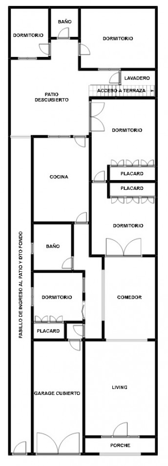 CASA DE 4 AMBIENTES MAS DEPARTAMENTO AL FONDO, PIÑEYRO, AVELLANEDA.