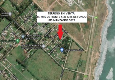 LOTE DE 15 MTS X 35 MTS. SUP 525 M2, BARRIO PARQUE PEÑA