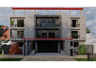 DEPARTAMENTO 2 AMBIENTES AL FRENTE CON BALCON, PISO 2, DTO A, 39M2. BANFIELD.