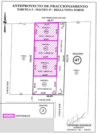 VENTA DE TERRENO EN BELLA VISTA NORTE