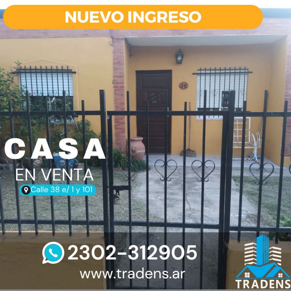 EXCELENTE CASA EN BARRIO FRANK ALLAN 