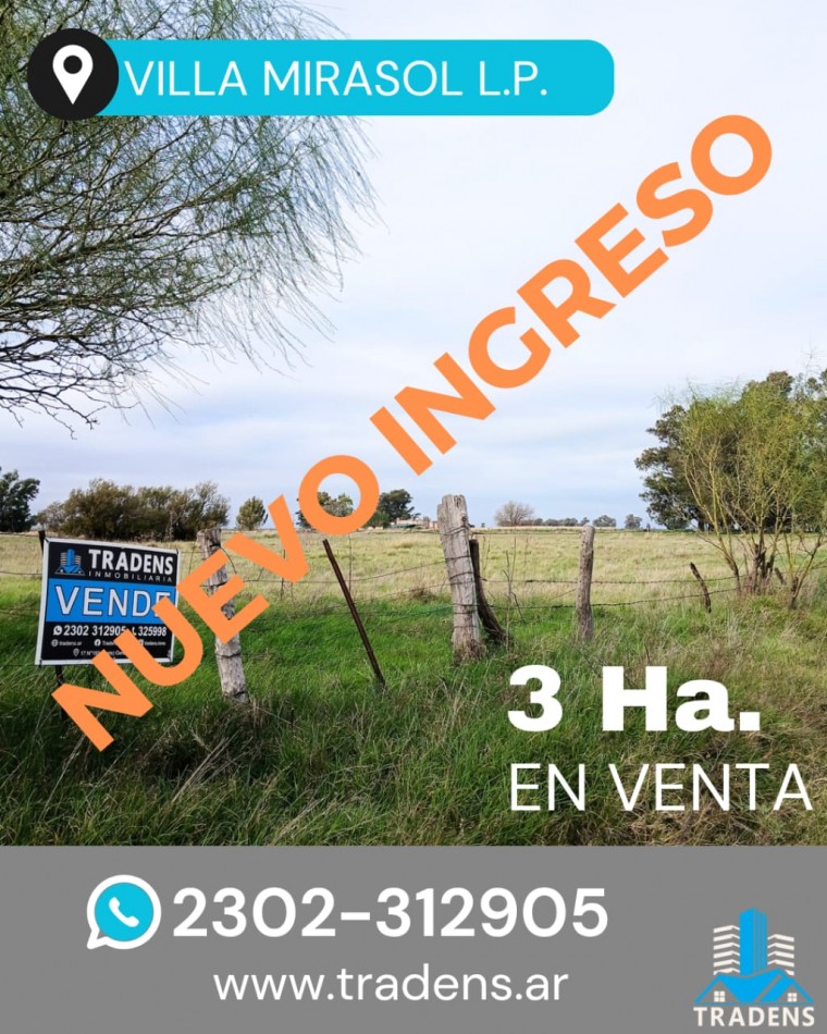 QUINTA EN VILLA MIRASOL: 2,82 HECTAREAS.