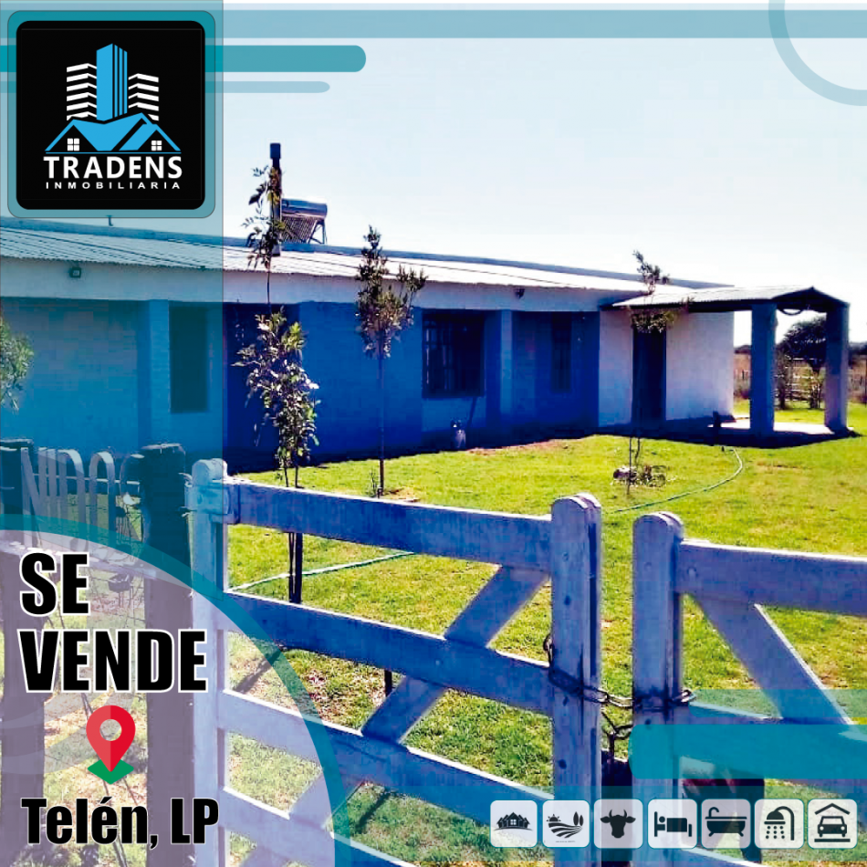 TELEN: CHACRA C/ CHALET y EQUIPAMENTO - 44 HAS. -