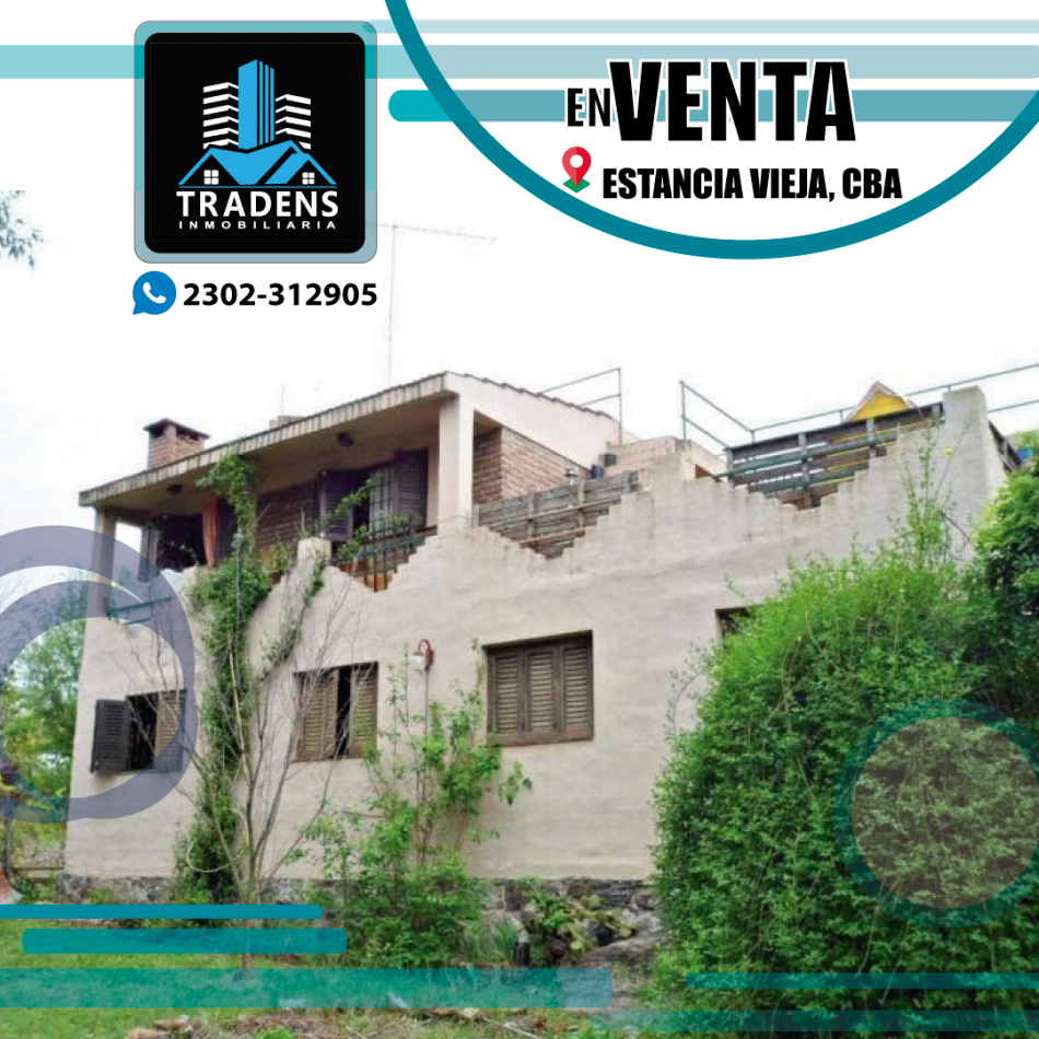 CASA FAMILIAR EN ESTANCIA VIEJA - CORDOBA