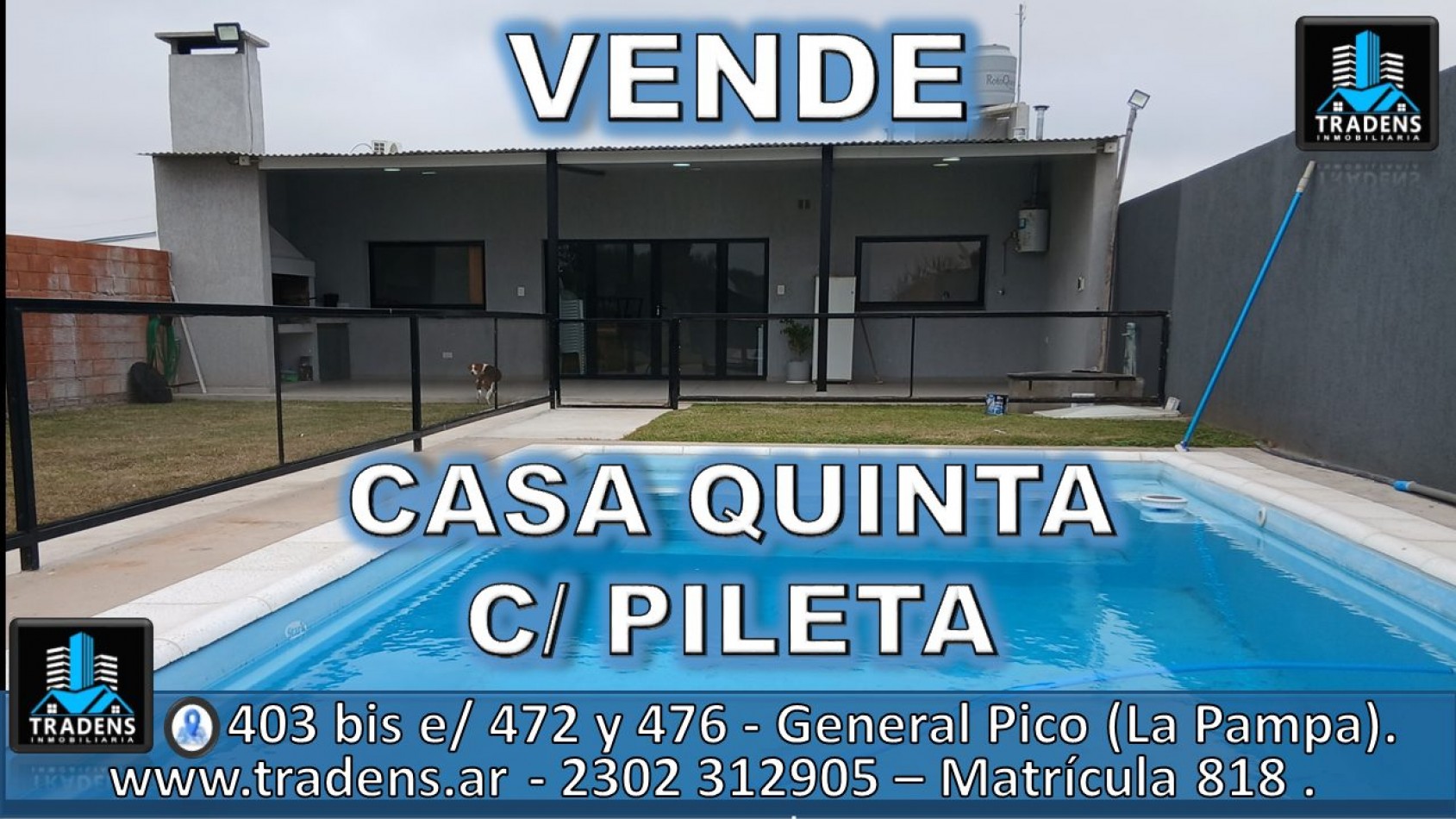 CASA QUINTA CON PILETA