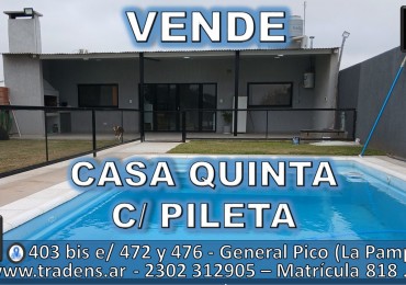 CASA QUINTA CON PILETA