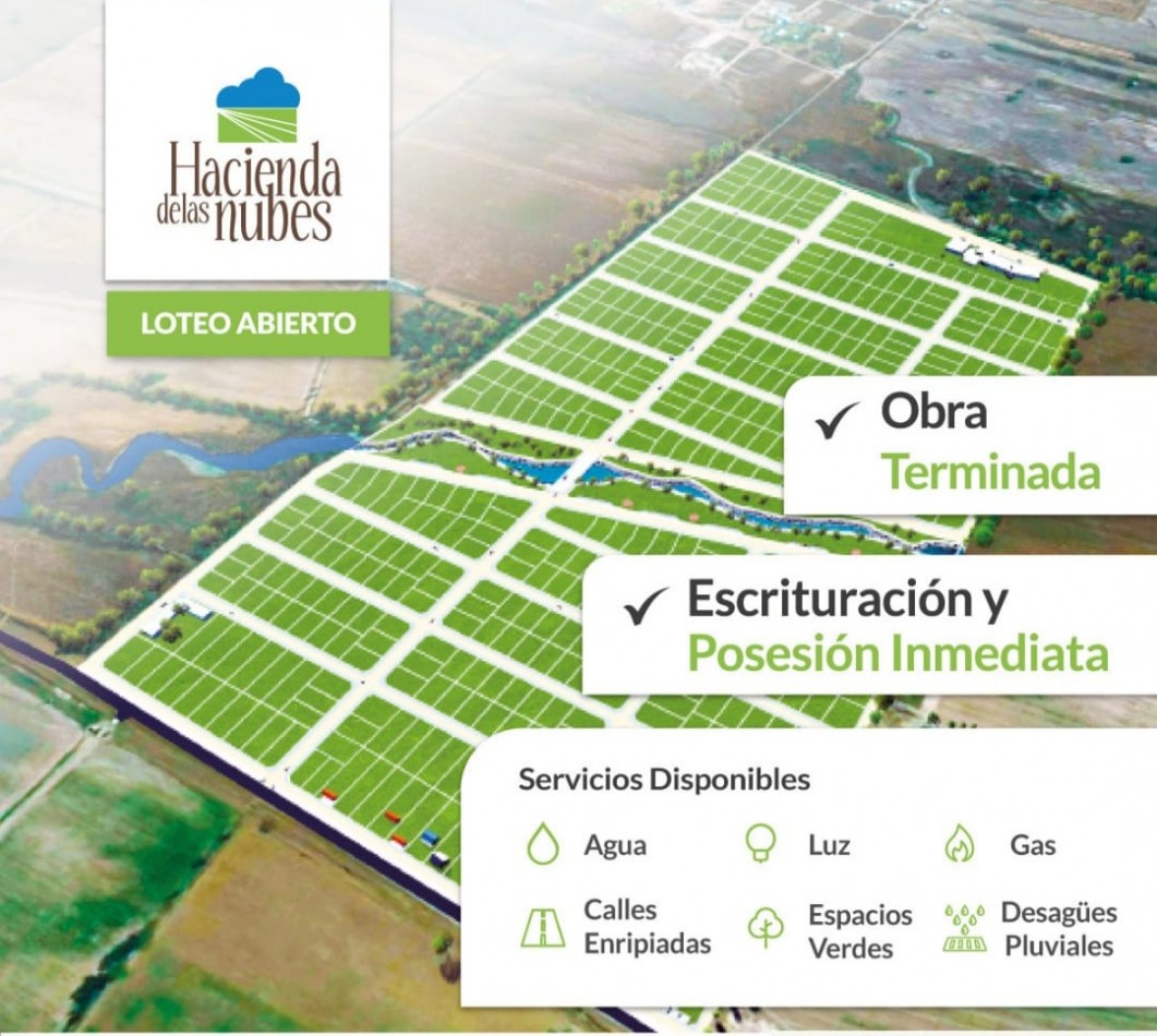 LOTE EN HACIENDAS DE LAS NUBES  EN VENTA - CAMINO A COLON 