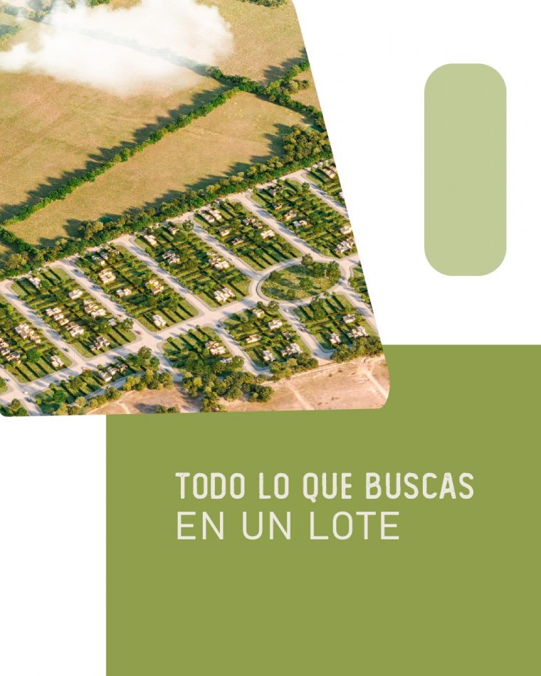 TERRENO EN LOTEO TIERRA ALTA - CERRILLOS EN CUOTAS